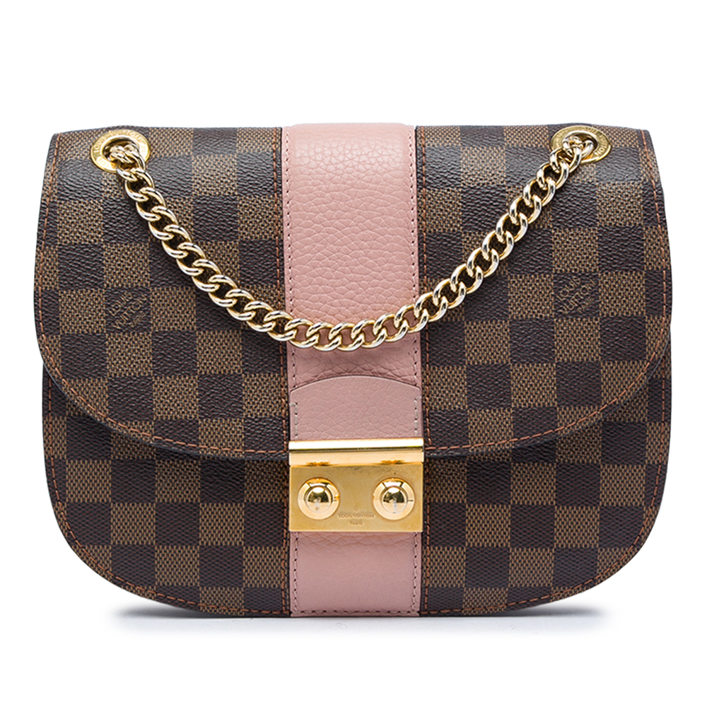 Pre-Loved Louis Vuitton Damier Ebene Cuir Taurillon Wight